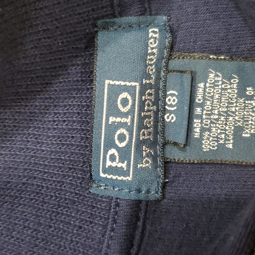 Boys Polo Ralph Lauren big pony 1/4 zip pullover sweater size S(8) - Picture 5 of 5